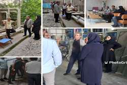 گشت مشترک بهداشت محیط و اداره آب و فاضلاب